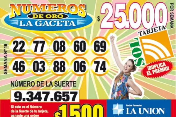 Los Números de Oro de LA GACETA