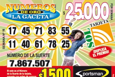 Los Números de Oro de LA GACETA