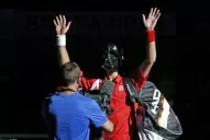 Djokovic se sumó a los festejos de Halloween antes de caer ante Querry
