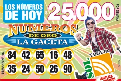 Los Números de Oro de LA GACETA