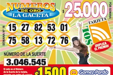 Los Números de Oro de LA GACETA