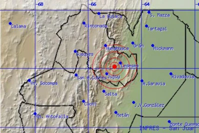 Un temblor sacudió a Jujuy
