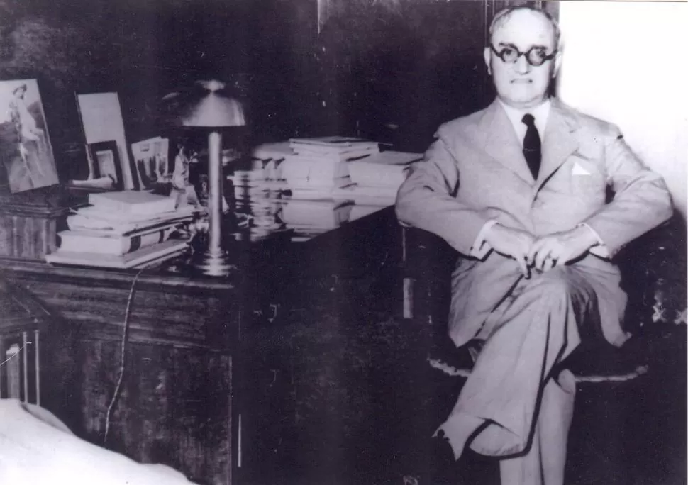 ALBERTO ROUGÉS. Hoy se presenta en Buenos Aires la cuarta edición de su célebre libro de 1943, Las jerarquías del ser y la eternidad. LA GACETA / ARCHIVO