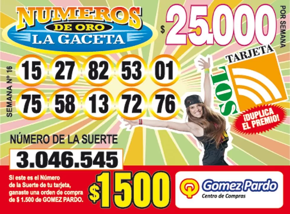 Los Números de Oro de LA GACETA