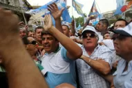 En la antesala del paro, Barrionuevo y Moyano se amigaron 