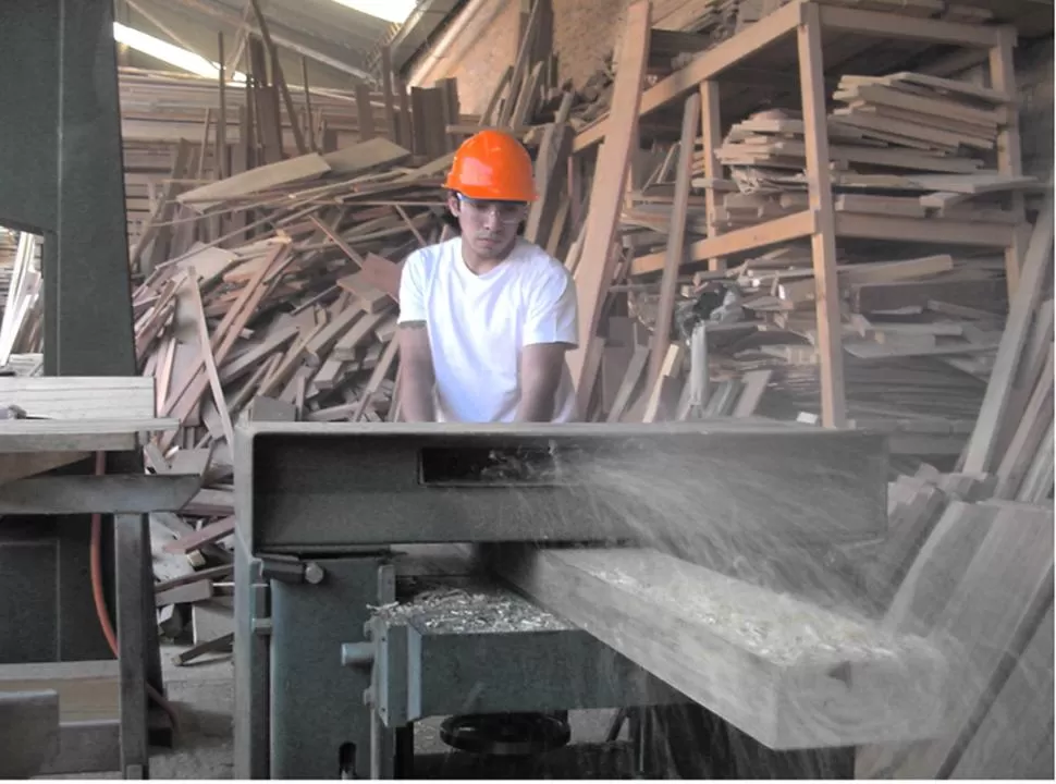 PROCESAMIENTO. Los aserraderos necesitan materia prima suficiente y de calidad, para poder avanzar en la construcción de elementos con madera. LA GACETA / ARCHIVO