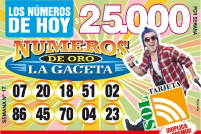 Los Números de Oro de LA GACETA