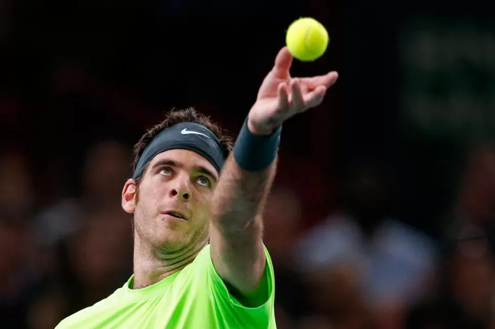 CONCENTRADO. Delpo tendrá rivales de muy alto nivel. REUTERS.