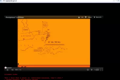 Anonymous hackeó la página web de la Caja Popular de Ahorros