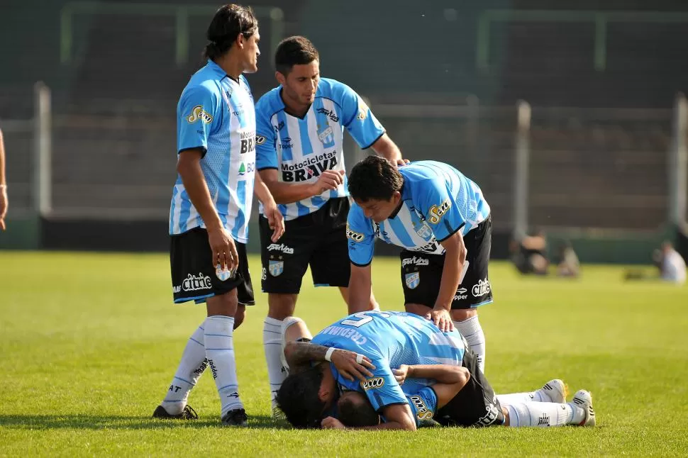 1- El triunfo de Atlético sobre Nueva Chicago. MATÍAS NAPOLI ENVIADO ESPECIAL DE LA GACET