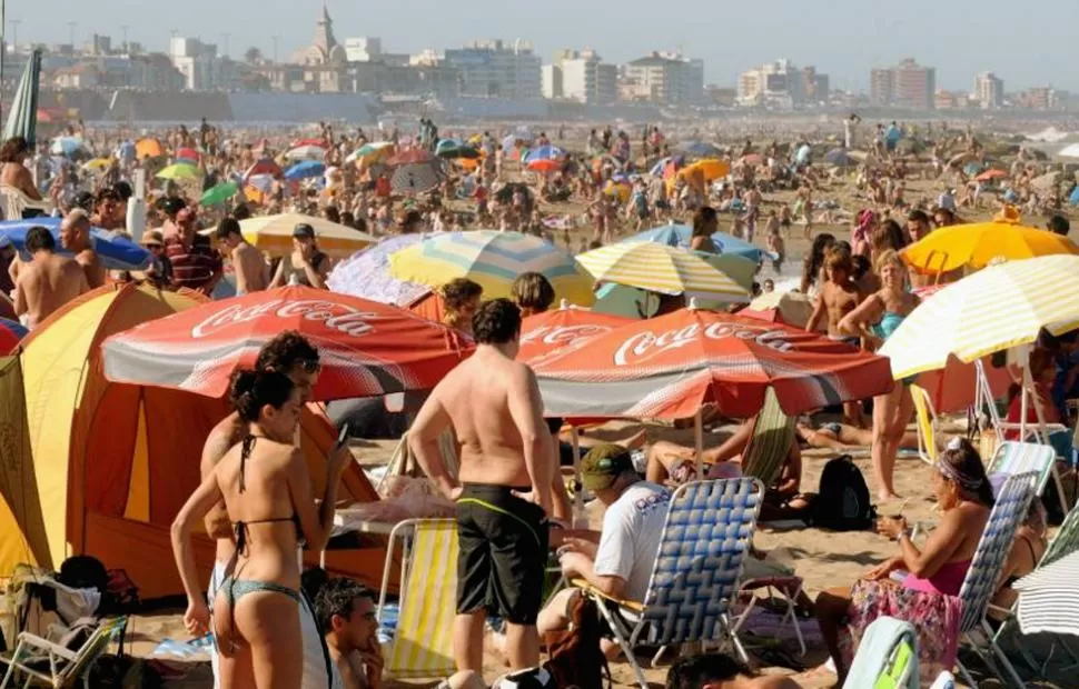 FALTA POCO. Mar del Plata siempre es uno de los destinos predilectos de los veraneantes. DyN