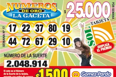 Los Números de Oro de LA GACETA