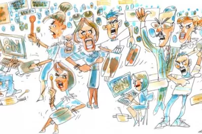 8N: El Gobierno y los opositores discrepan sobre la convocatoria.