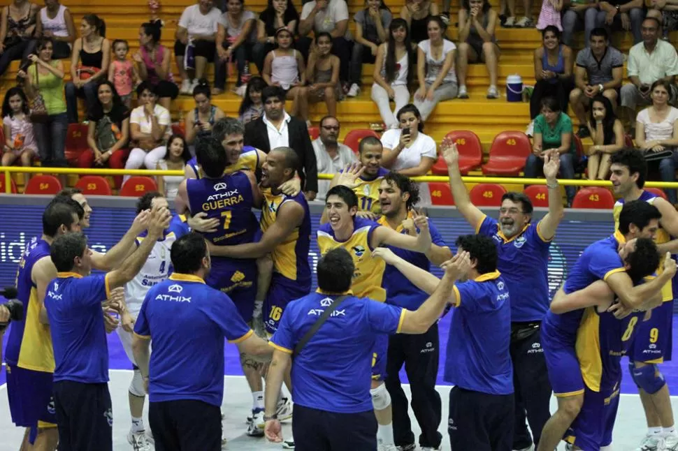 DOMINADOR. El equipo sanjuanino, reciente campeón de la Copa ACLAV, es dominador de las competencias nacionales desde hace dos años. TELAM