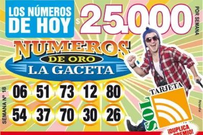 Los Números de Oro de LA GACETA