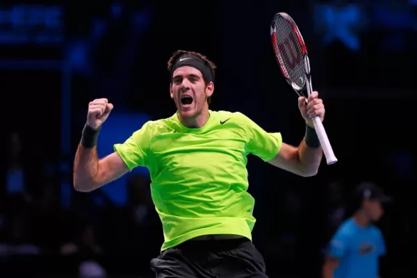 Del Potro se enfrentará con Djokovic por un lugar en la final de Londres