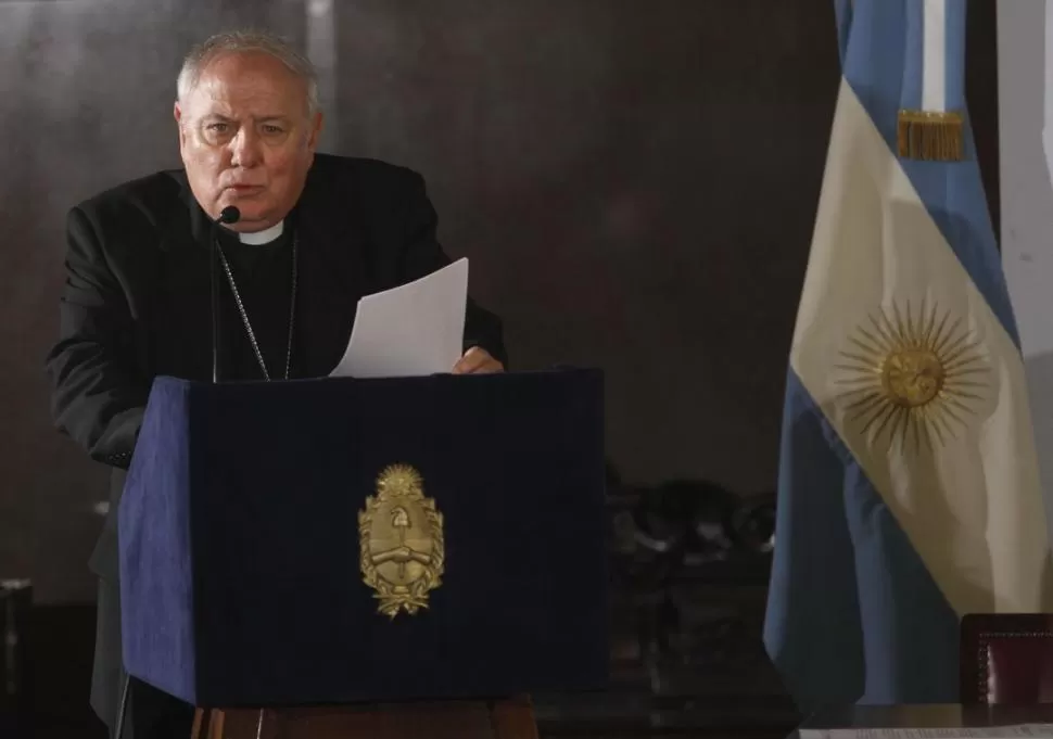 ARANCEDO CONTRA VIDELA. El presidente del Episcopado salió al cruce de las declaraciones del ex presidenta de facto sobre el papel de la Iglesia. DYN (ARCHIVO)