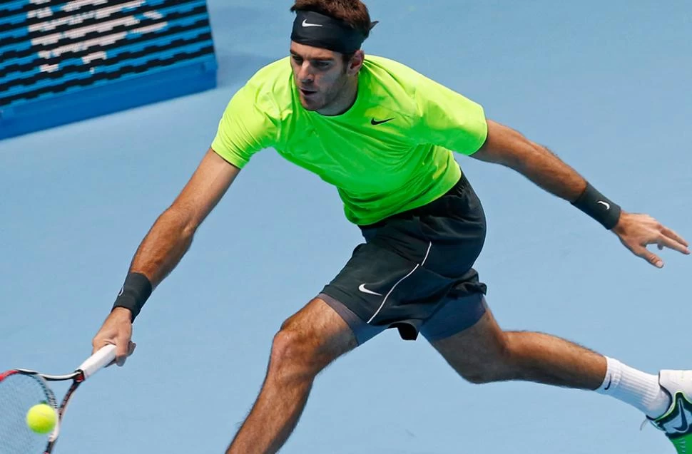 SUPERIOR. La categoría de Djokovic fue demasiado para Del Potro. REUTERS