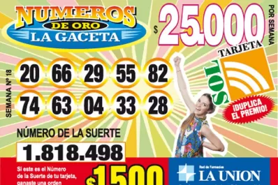 Los Números de Oro de LA GACETA