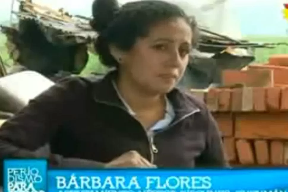 REVELADOR. Barbarita narró que tiene problemas con sus vecinos. IMAGEN DE VIDEO