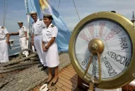 Le niegan el agua a la tripulación de la Fragata Libertad