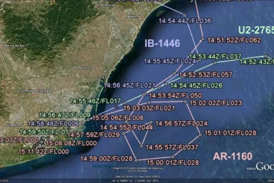 Un avión de Aerolíneas, cerca de chocar con uno de Iberia