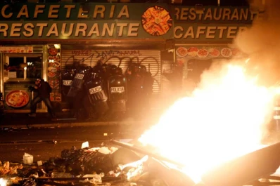 La masiva huelga española terminó con disturbios