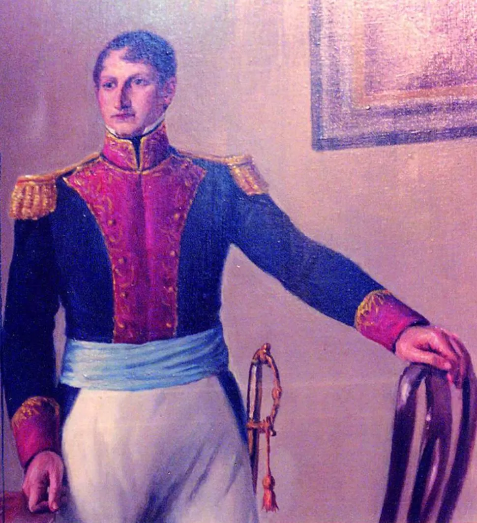 MANUEL BELGRANO. El prócer para quien Tucumán era su pueblo querido, en un óleo de Pablo Ducrós Hicken. LA GACETA / ARCHIVO