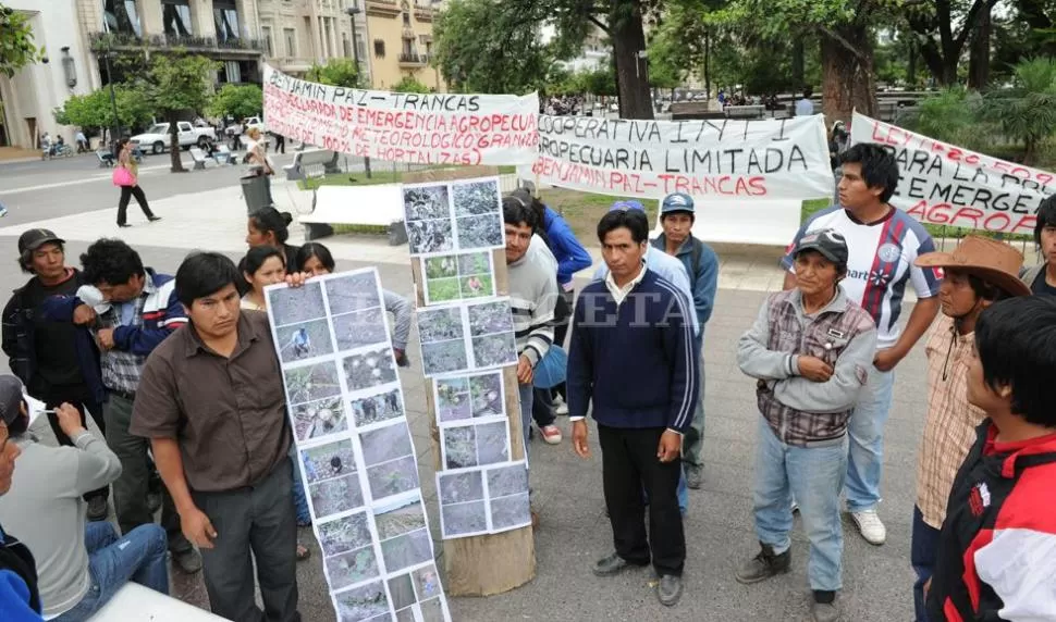 SIN CORTE. Los productores no interrumpieron el paso de vehículos. 
LA GACETA / FOTO DE FRANCO VERA  