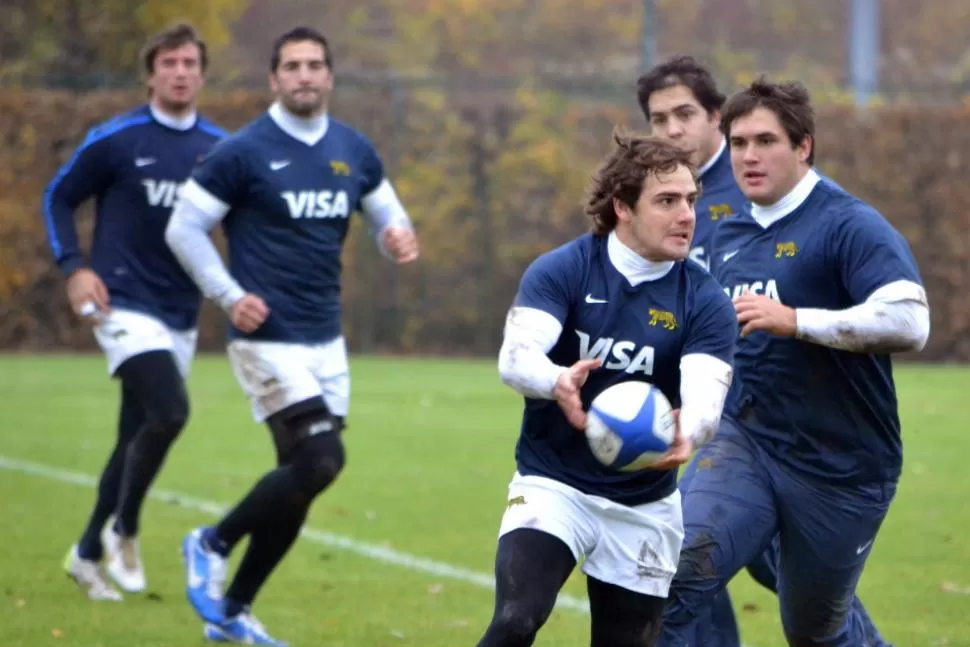 CONDUCTOR. El tucumano Nicolás Sánchez volverá a jugar con la camiseta número 10 de Los Pumas. Será su tercer partudo como apertura titular. FOTO PRENSA UAR