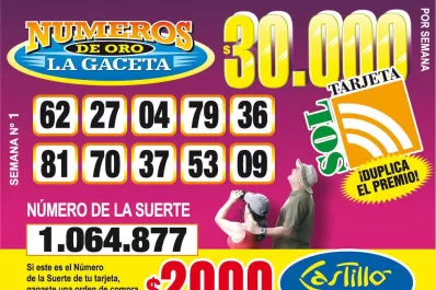 Los Números de Oro de LA GACETA