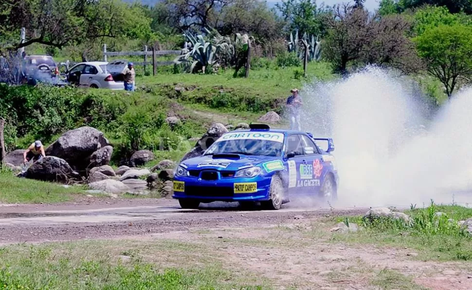 GRAN TAREA. García Hamilton se destaca en la etapa final. LA GACETA / FOTO DE ANALIA JARAMILLO