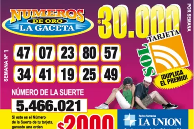 Los Números de Oro de LA GACETA