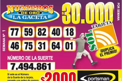 Los Números de Oro de LA GACETA