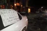 Amaya denunció penalmente a los taxistas que acampan en la Intendencia