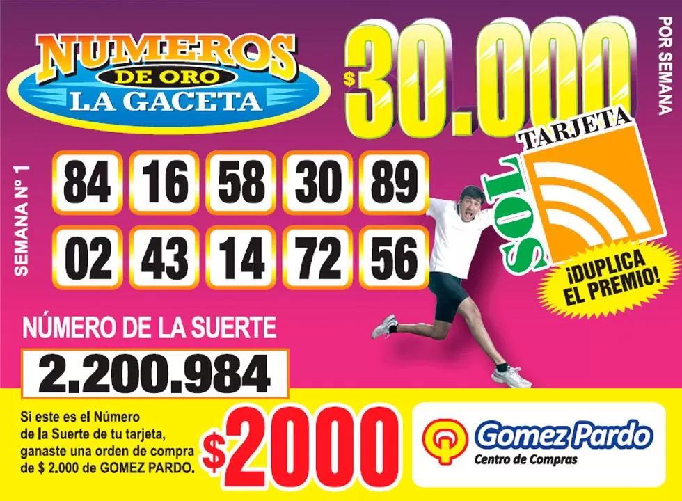 Los Números de Oro de LA GACETA