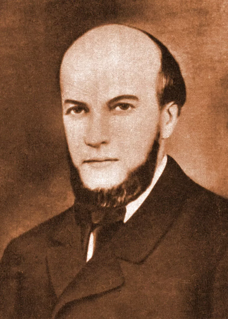 AMADEO JACQUES. Rostro del sabio en su juventud, según un daguerrotipo que se supone obtenido por él mismo. LA GACETA / ARCHIVO