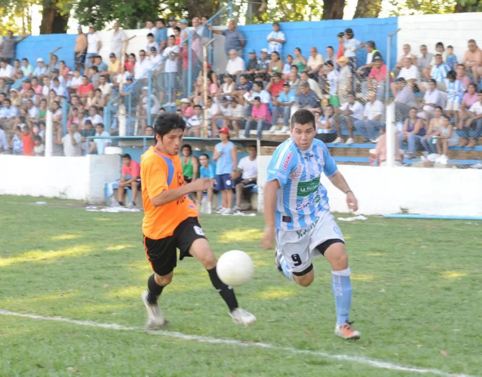 REGRESO ESPERADO. José Moreno, después de anotarle dos goles a Talleres en Perico, quiere seguir festejando. 