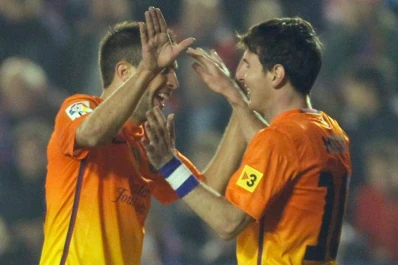 Doblete de Messi para otra victoria de Barcelona