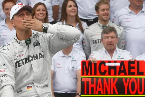 Schumacher se despidió de la F-1