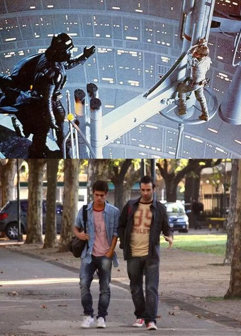 FILIACIONES COMPLEJAS. Darth Vader revelándole a Luke Skywalker que es su padre en  FOTOCOMPOSICIóN DE AGOSTINA DATTILO 