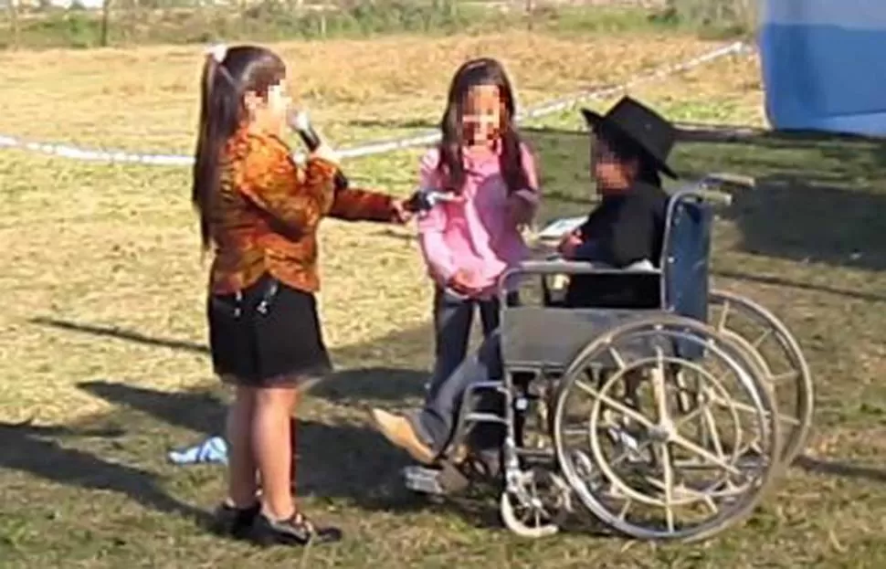 PROTAGONISTAS. Los niños abordan temas vinculados a la realidad política. IMAGEN DE VIDEO / YOUTUBE.COM