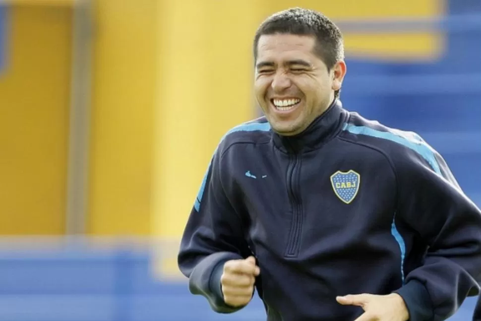 RIQUELME ESTA FELIZ. El ex 10 de Boca y sus frases más destacadas, publicadas por el sitio de la FIFA. FOTO TOMADA DE PRENSA CABJ