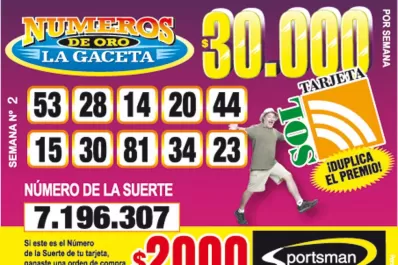 Los Números de Oro de LA GACETA