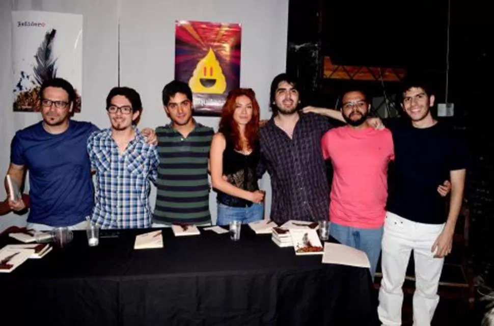 ENTUSIASMO. Directivos de Culiquitaca en la presentación de Reñidero. GENTILEZA AGUSTINA SALVA