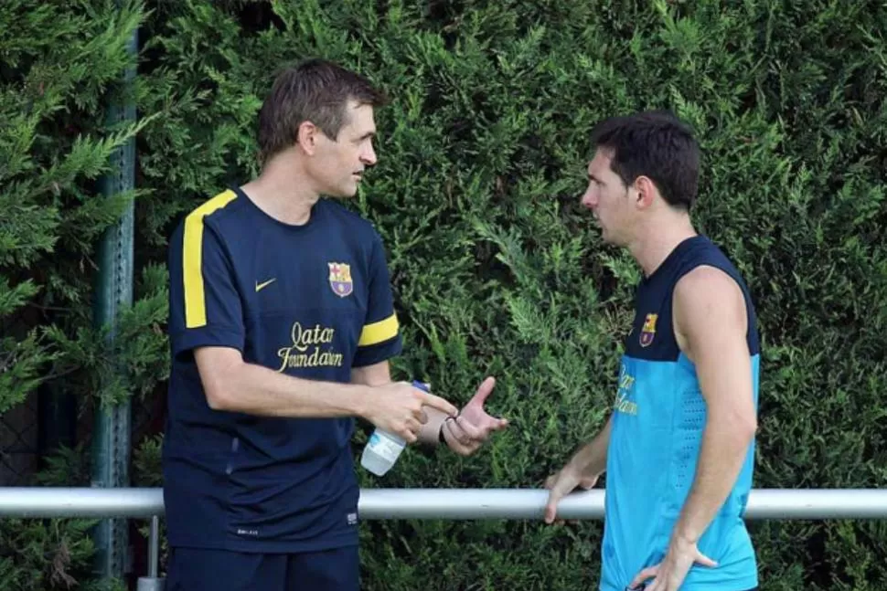 DESCANSO. El técnico Tito Vilanova explicó por qué no jugará Lionel Messi contra Alavés.