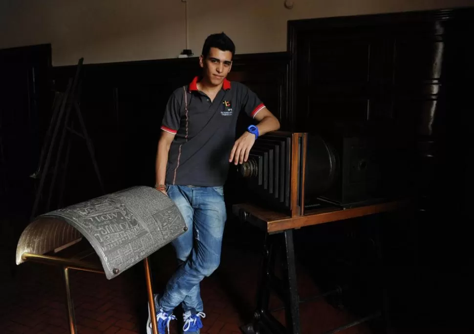 SIEMPRE DISPUESTO. Emanuel quiere contagiar sus ganas de participar. LA GACETA / FOTO DE OSVALDO RIPOLL