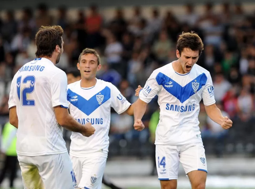 PURA ESPERANZA. Los goles de Ferreryra se cotizan bien alto en Vélez. 