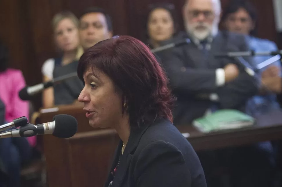 MARÍA JESÚS RIVERO. Lloró cuando clamó su inocencia ante los jueces. 