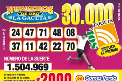 Los Números de Oro de LA GACETA